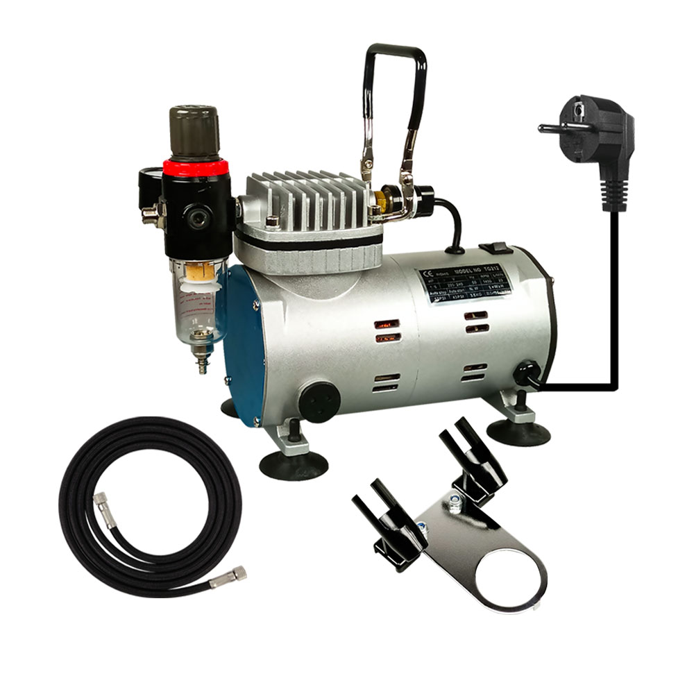 TG212-2-HD-130- Kit Mini air Compressor Airbrush Compressor Decorating air Brush Tattoo Machine