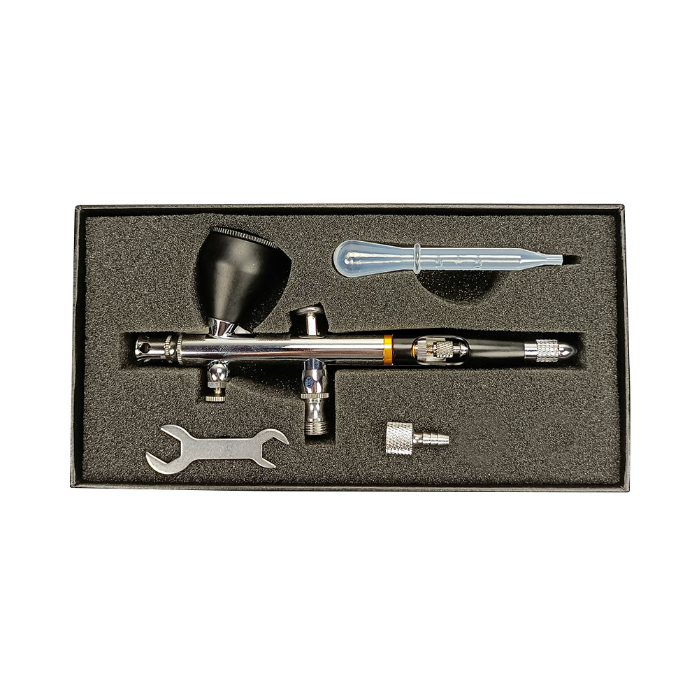 AR180T-0.2-0.3-0.5 mm Double Action Airbrush, Nail Makeup Tool, Body Tattoo, Sprayer, Cake, Toy Model