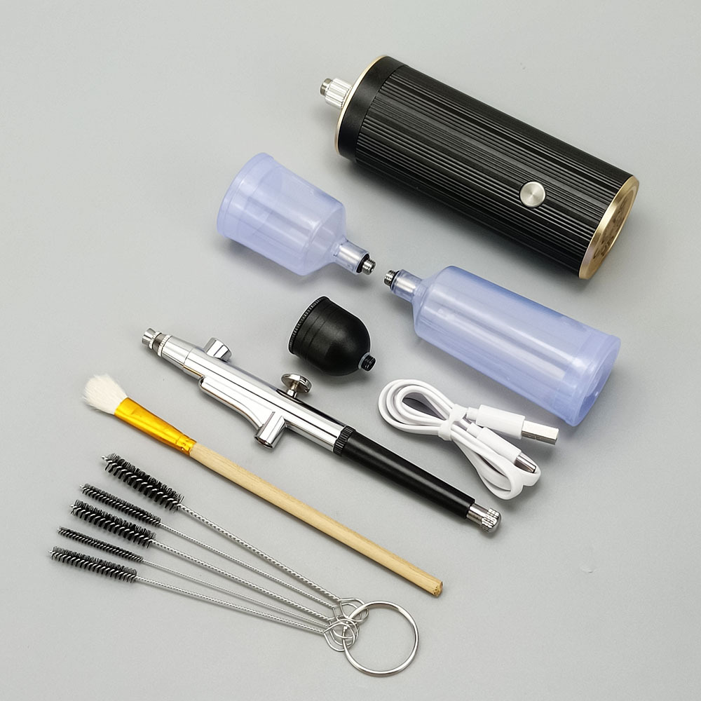 Airbrush Kit Cordless Airbrush Compressor Automatic Hand-held Airbrush Rechargeable Portable Wireless air Brush for Nail Art