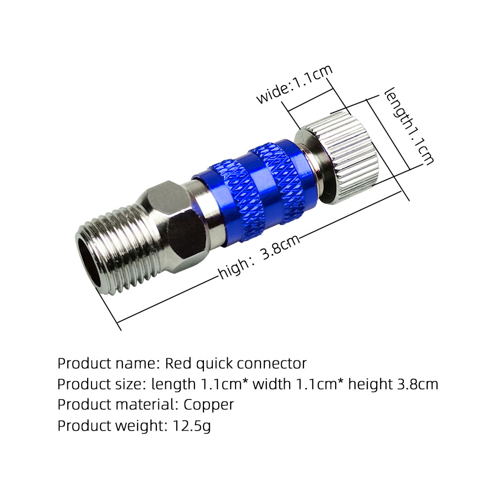 Professional Hot Sale Airbrush Accessories Air Brush Quick Release Disconnect Coupler BSP 1/8