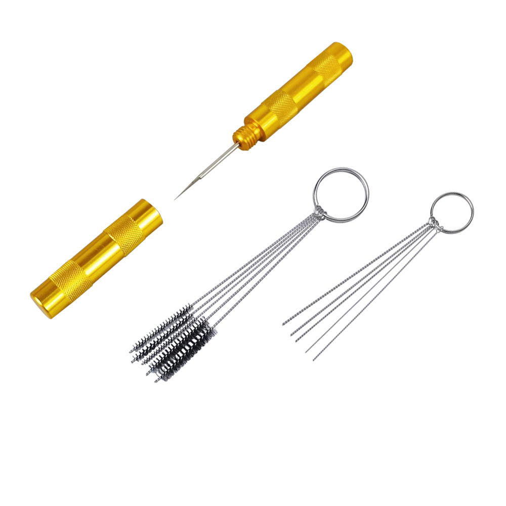 3-piece Spray Gun Cleaning Kit Spray Tool Airbrush Needle Nozzle Repair