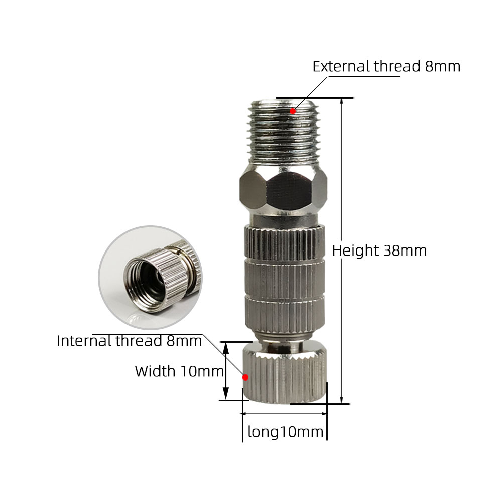 Airbrush Gun Quick Disconnect Fittings 1/8