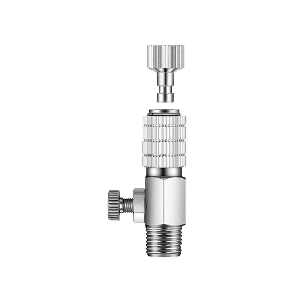 Airbrush Air Current  Brush Quick Release Adapter Fitting Control Valve Quick Disconnect Tool for 1/8-inch Sprayer Gun