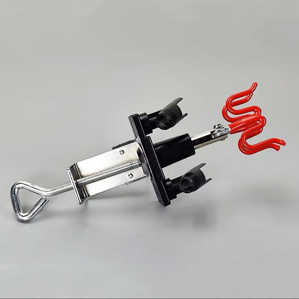 Airbrush  Holder for Storage the Clamping Spray Gun Holder Can Hold up to 4 Spray Guns (yellow)