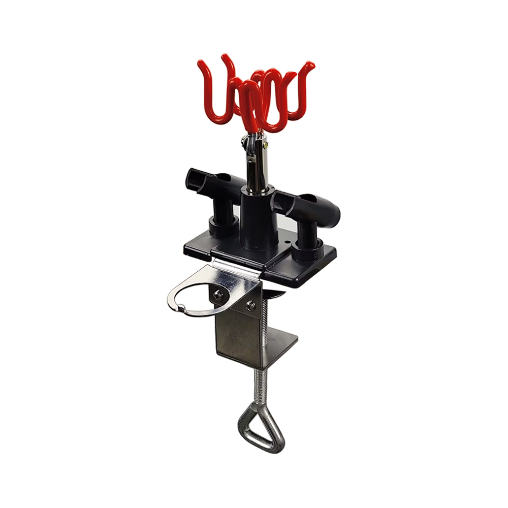 Airbrush  Holder for Storage the Clamping Spray Gun Holder Can Hold up to 4 Spray Guns (yellow)