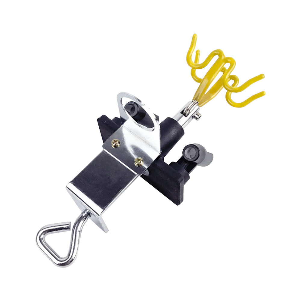Airbrush  Holder for Storage the Clamping Spray Gun Holder Can Hold up to 4 Spray Guns (yellow)