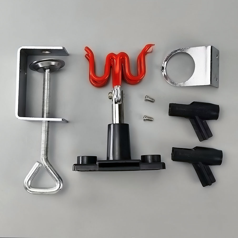 Airbrush  Holder for Storage the Clamping Spray Gun Holder Can Hold up to 4 Spray Guns (yellow)