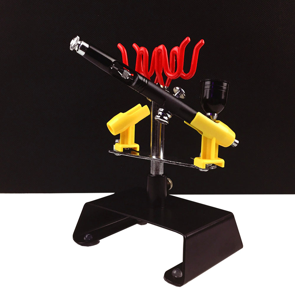 Airbrush 4 Spray Gun Stand Station Rotate and tilt the desktop Spray gun accessories and supplies for garages or workspaces