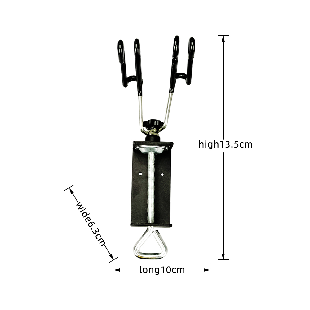 Airbrush Holder for Storage the Clamping Spray Gun Holder Can Hold up to 2 Spray Guns black(图4) Airbrush Holder for Storage the Clamping Spray Gun Holder Can Hold up to 2 Spray Guns black