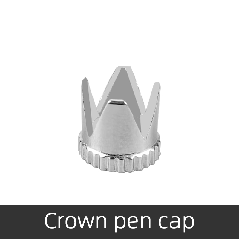 Airbrush of Crown pen cap General Spray Pen Parts Hollow Hat Crown Hat Fixed Distance Tomahawk Hood