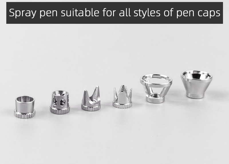A Variety of Airbrush of General Spray Pen Parts Hollow Hat Crown Hat Fixed Distance Tomahawk Hood