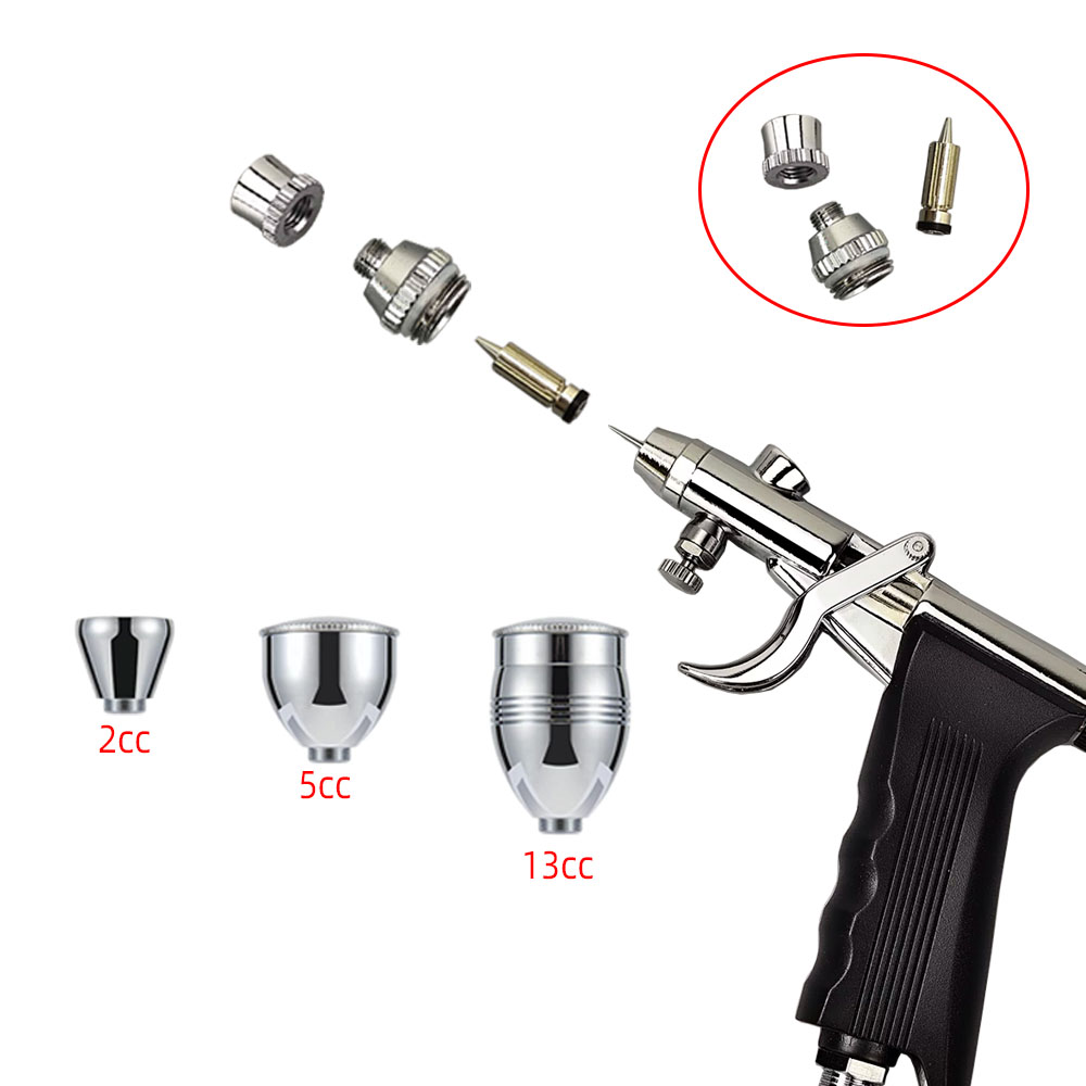 Dual Purpose Airbrush Quick Disconnect with Air Flow Control Valve Users who Demand Absolute Precision Nail Brush