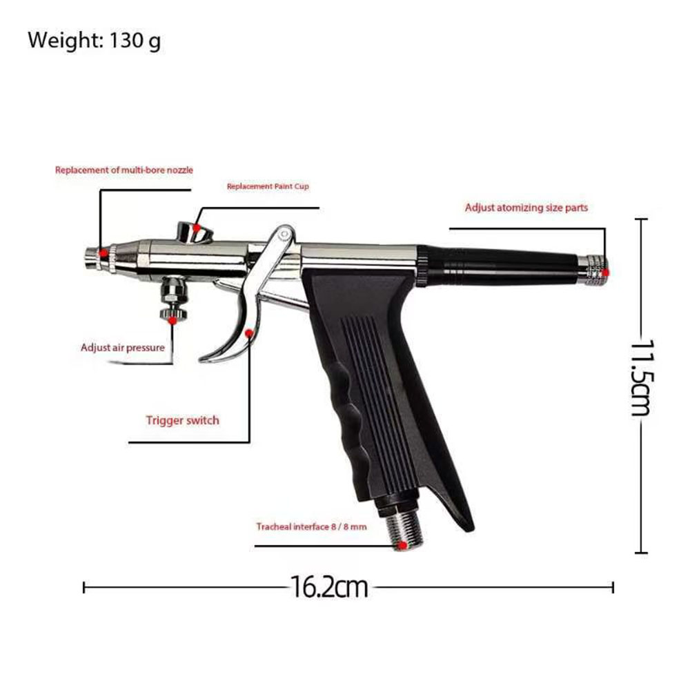 Dual Purpose Airbrush Quick Disconnect with Air Flow Control Valve Users who Demand Absolute Precision Nail Brush