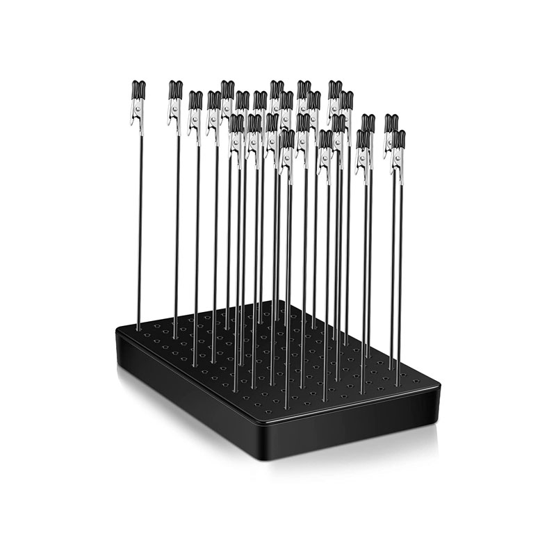 Spray Pen Paint Stand Base Stand and 11-piece alligator Clamp Set (with Durable Rubber Tip) Spray Pen Color Drying Table
