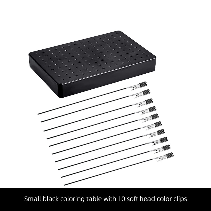 Spray Pen Paint Stand Base Stand and 11-piece alligator Clamp Set (with Durable Rubber Tip) Spray Pen Color Drying Table