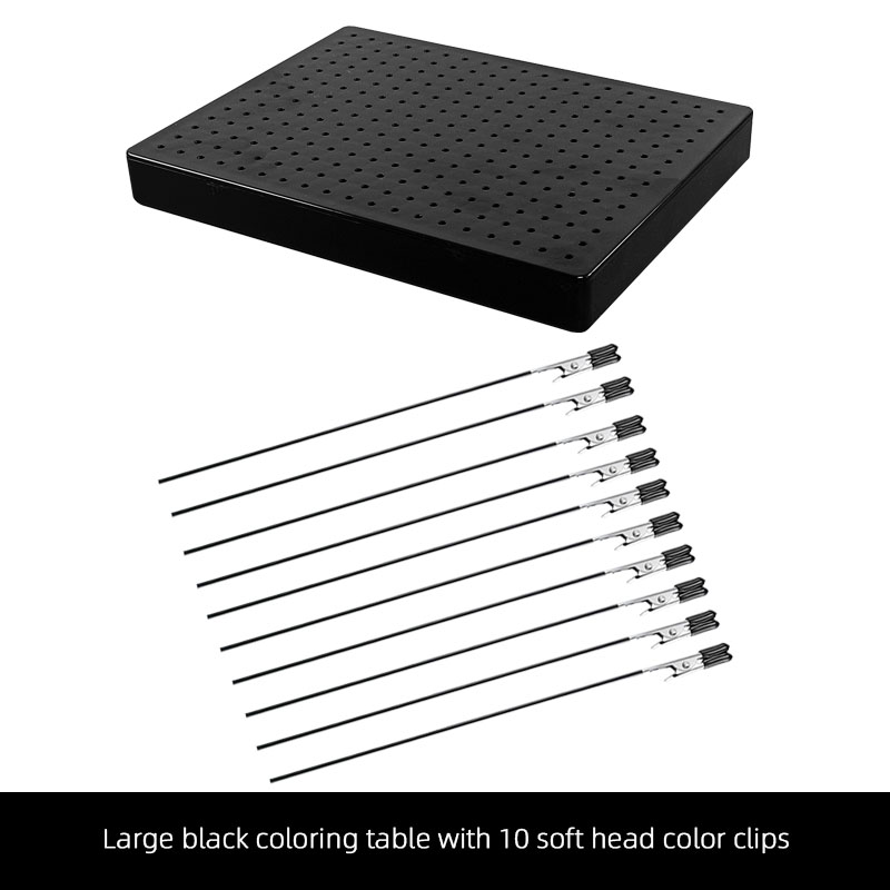 Wholesale Model Spray Painting Colouring Clip Base Spray Painting Clip Pedestal Large Color Table Metal Colouring Clip 10 Sets