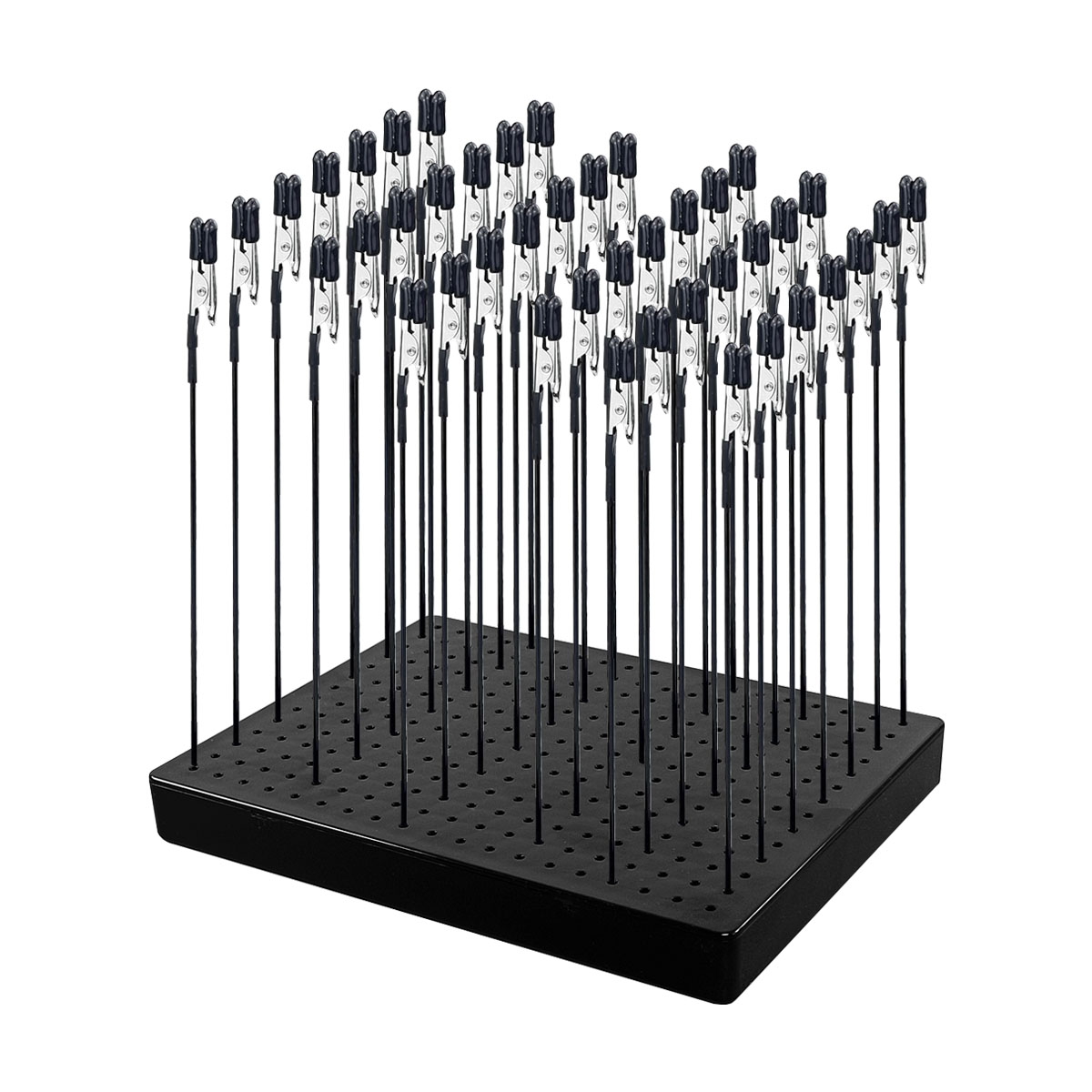 Memo Clip 10 Pieces Durable Alligator Clip Stick Set Painting Stand Base Modeling Tools for Airbrush Hobby Model Parts