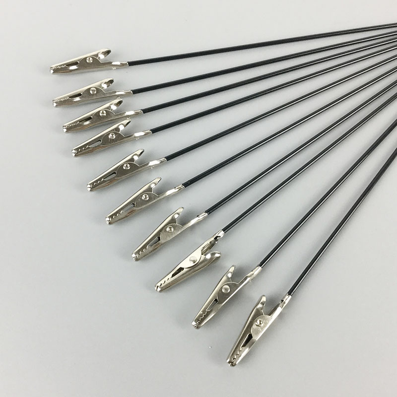 Memo Clip 10 Pieces Durable Alligator Clip Stick Set Painting Stand Base Modeling Tools for Airbrush Hobby Model Parts