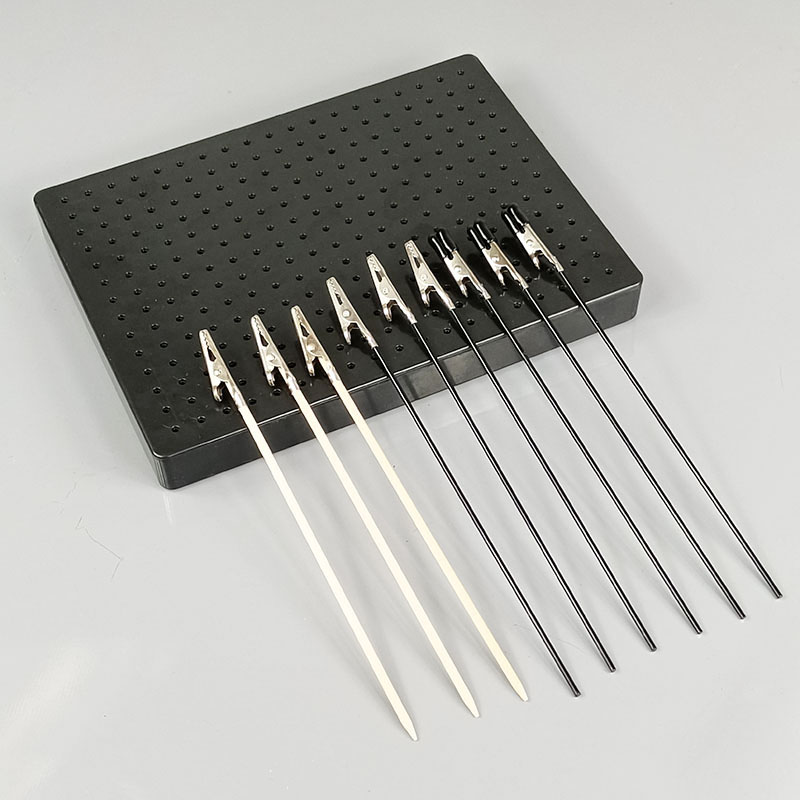 Memo Clip 10 Pieces Durable Alligator Clip Stick Set Painting Stand Base Modeling Tools for Airbrush Hobby Model Parts