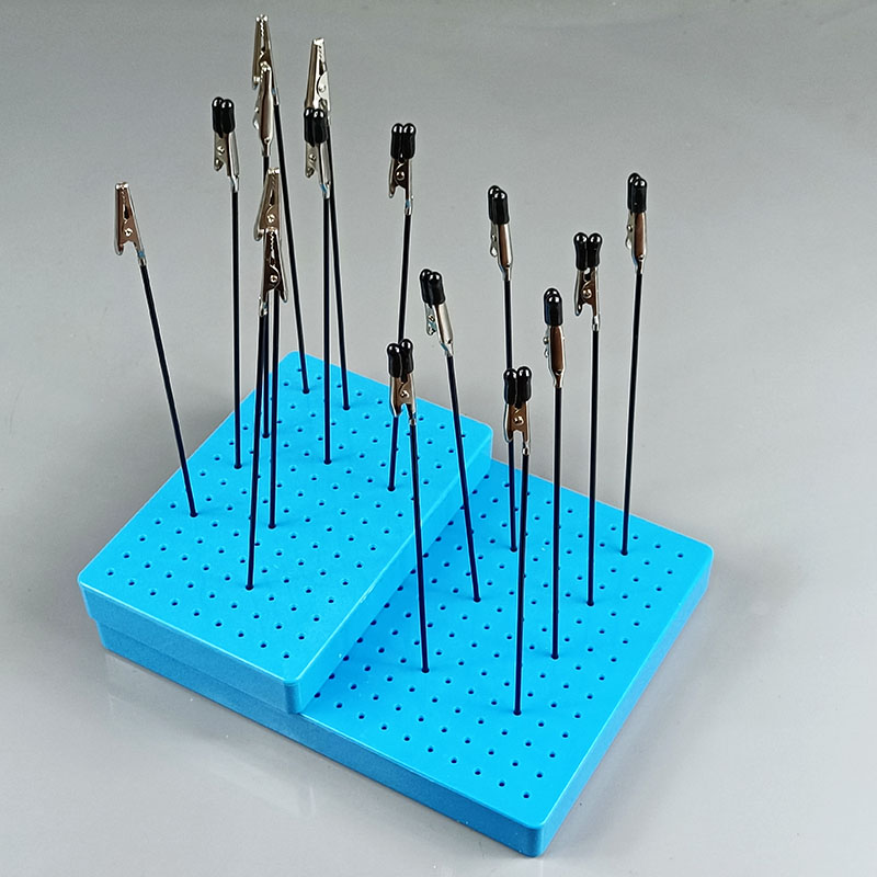 Memo Clip 10 Pieces Durable Alligator Clip Stick Set Painting Stand Base Modeling Tools for Airbrush Hobby Model Parts