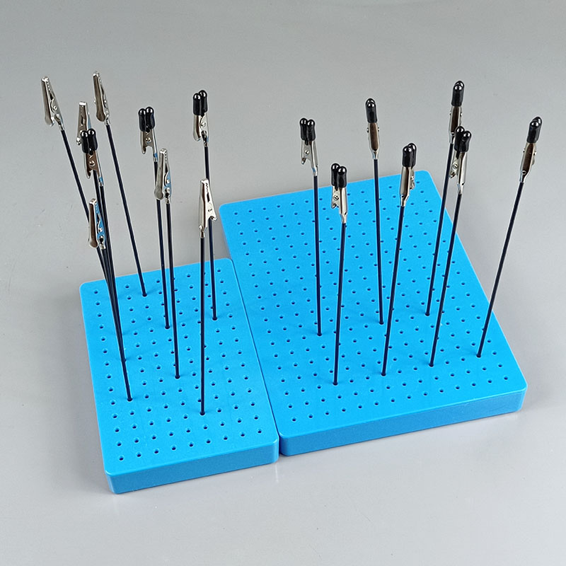 Memo Clip 10 Pieces Durable Alligator Clip Stick Set Painting Stand Base Modeling Tools for Airbrush Hobby Model Parts