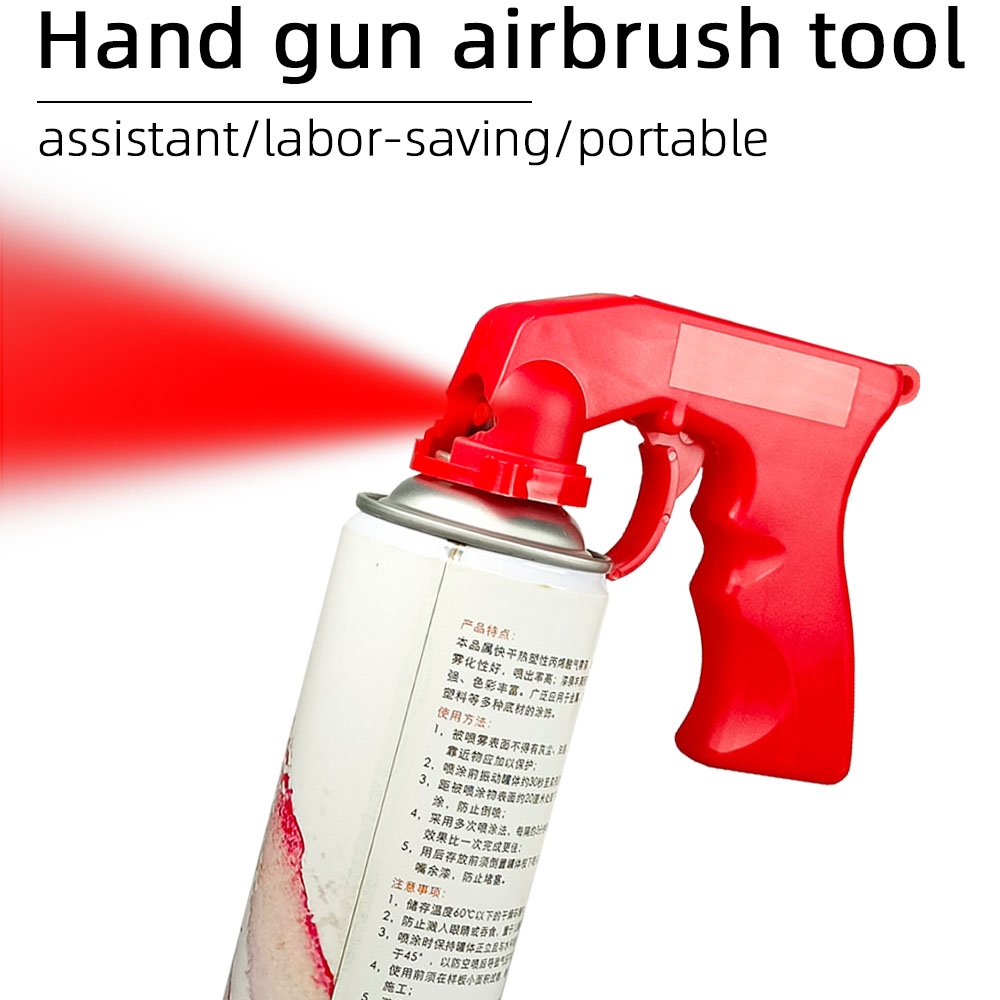 Manual Spray Painting Tool Self-propelled Airbrush Kit Grip Portable Spray Painting Handle Plastic Handle